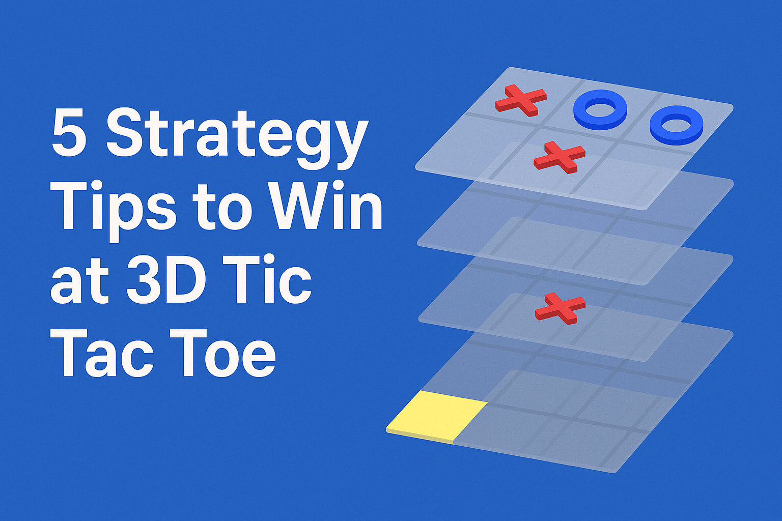 Strategy to win 3D Tic Tac Toe